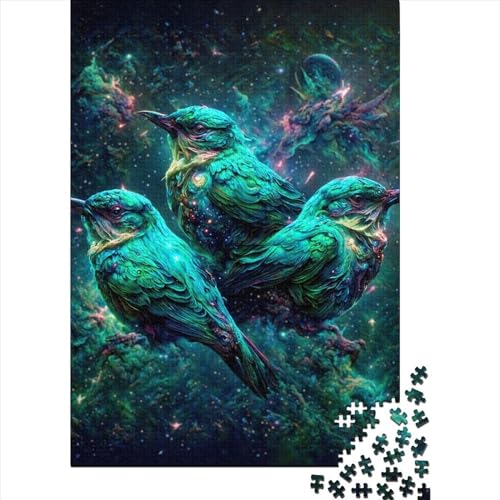 Puzzle 300 Teile, Grünflächen-Vögel, Puzzle für Erwachsene, Schwierigkeitsgrad: Puzzle, Lernspielzeug, Spiele, Familiendekoration, 300 Teile (40 x 28 cm) von GQmoney