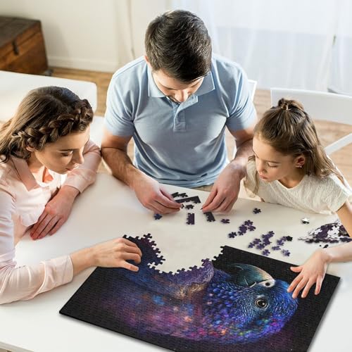 Puzzle 500 Teile Papagei-Galaxie-Puzzle Kreatives rechteckiges Puzzle Tolles Puzzle für Kinder 500 Teile (52 x 38 cm) von GQmoney