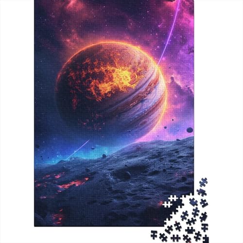 Puzzle Fantasy Planet 500-teiliges Puzzle für Kinder, Holzpuzzle für Kinder & als Geschenk für Kinder, 500 Stück (52 x 38 cm) von GQmoney