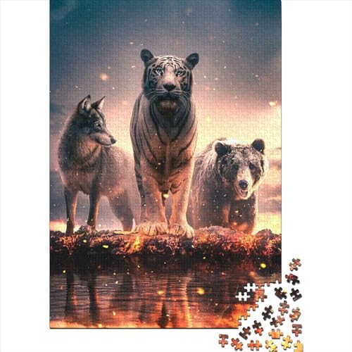 Puzzle für Erwachsene, 300 Teile, „Dying Embers“, Puzzle, Lernspielzeug, Spiele, Familiendekoration, 300 Teile (40 x 28 cm) von GQmoney