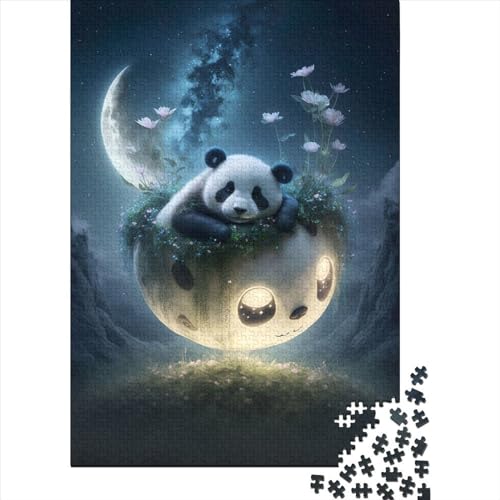 Puzzle für Erwachsene, Panda Dreams, Puzzles für Erwachsene, Puzzles für Erwachsene, Lernspiel, Herausforderungsspielzeug, 1000 Teile (75 x 50 cm) von GQmoney