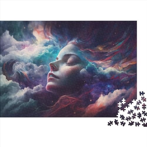 Puzzle für Erwachsene 1000 Teile Sleepy Beautys1 Holzpuzzle für Erwachsene Lernspiel Herausforderungsspielzeug 1000 Teile (75 x 50 cm) von GQmoney