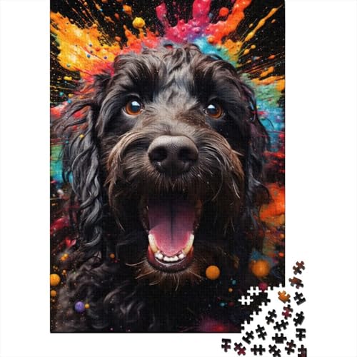 Puzzle für Erwachsene mit 300 Teilen, Cockapoo-Puzzle, Interaktion mit Familienmitgliedern, 300 Teile (40 x 28 cm) von GQmoney