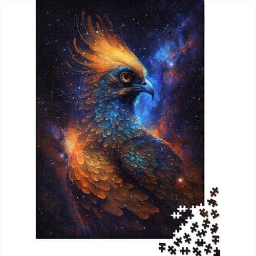 Puzzle für Kinder, 300 Puzzle-Spielzeuge, Galaxie-Phönix-Puzzle für Kinder, Holzbrett-Puzzle, Heimdekoration, 300 Teile (40 x 28 cm) von GQmoney