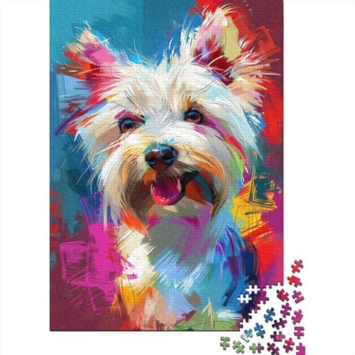 Puzzle für Kinder, 300 Teile, Bunte Hunde, Puzzles für Kinder und Holzbrett-Puzzles, Spielzeug, Denkspiel, 300 Teile (40 x 28 cm) von GQmoney