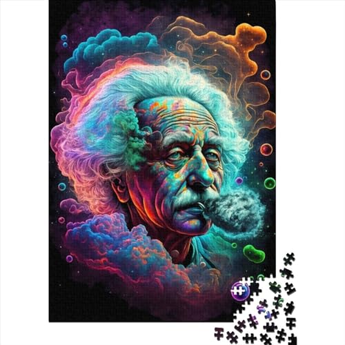 Puzzle mit 1000 Teilen, „Cosmic Genius“, Schwierigkeitsgrad, Puzzle, Lernspiele, Spielzeug, 1000 Stück (75 x 50 cm) von GQmoney