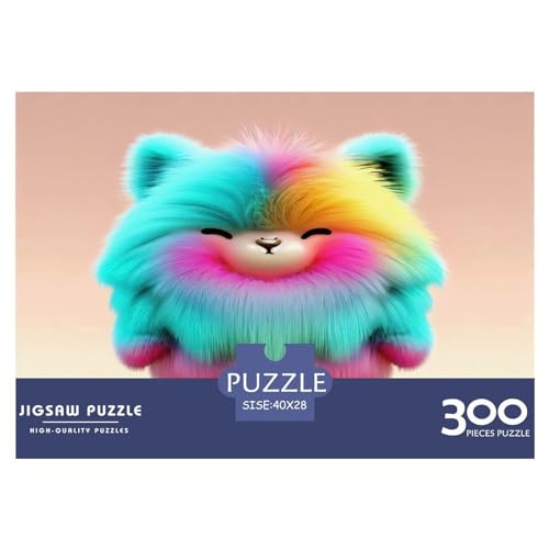 Puzzles 300 Teile für Erwachsene, süßes Bärenpuzzle für Erwachsene, Holzbrettpuzzles, Familiendekoration, 300 Teile (40 x 28 cm) von GQmoney