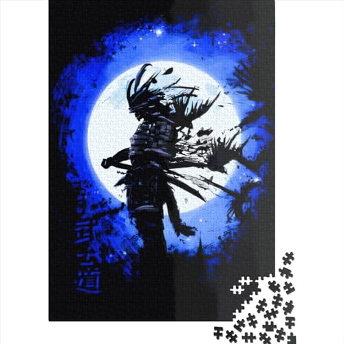 Puzzles für Kinder, Samurai-Krieger-Puzzles für Kinder, 300 Holzpuzzles für Erwachsene, 300-teiliges Puzzle für Kinder und Teenager, Puzzlespiel 300 Teile (40 x 28 cm) von GQmoney