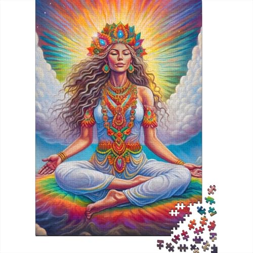 Rainbow Spirit 500-teiliges Puzzle für Erwachsene, Puzzles für Erwachsene und Kinder, Puzzles 500-teiliges Spiel für Erwachsene, Puzzles, Geschenk, 500 Teile (52 x 38 cm) von GQmoney