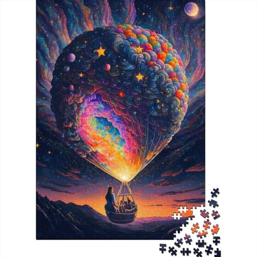 Rainbow Spirit Holzpuzzle für Erwachsene, Puzzle 1000 Teile, Puzzlespiel für Erwachsene, interessantes Spielzeug, personalisiertes Puzzle, Lernspielzeug, 1000 Teile (75 x 50 cm) von GQmoney