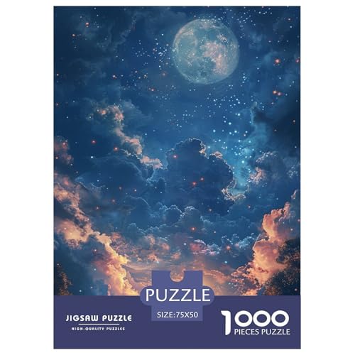 Schöne Anime-Landschaftspuzzles 1000 Teile Puzzle für Kinder Denkspiel Puzzlespielzeug für Kinder 1000 Teile (75 x 50 cm) von GQmoney