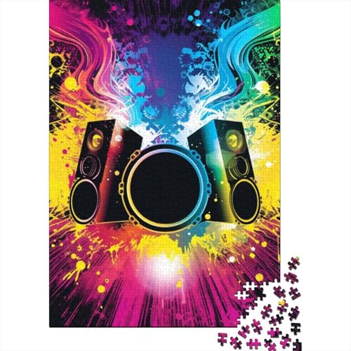 Sound-Puzzle, anpassbare Bilder, 100 % recycelter Karton, Puzzle für Kinder und Erwachsene ab 12 Jahren, einzigartiges Geschenk, 38 x 26 cm, 1000 Teile von GQmoney