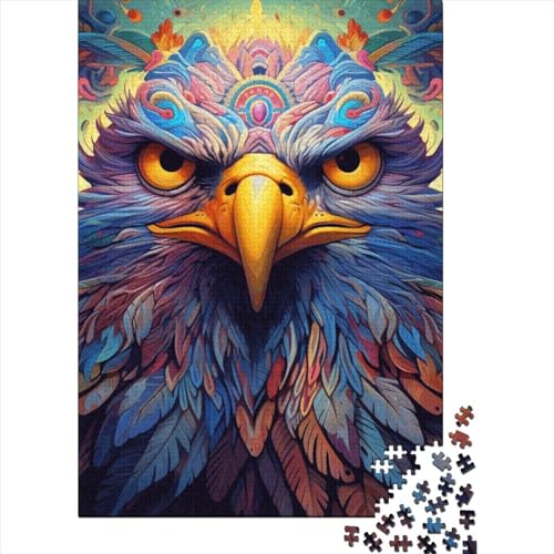 Tieradler-Puzzle, 300 Teile, Holzpuzzle, Erwachsenenpuzzle für Kinder und Jugendliche, 300 Teile (40 x 28 cm) von GQmoney