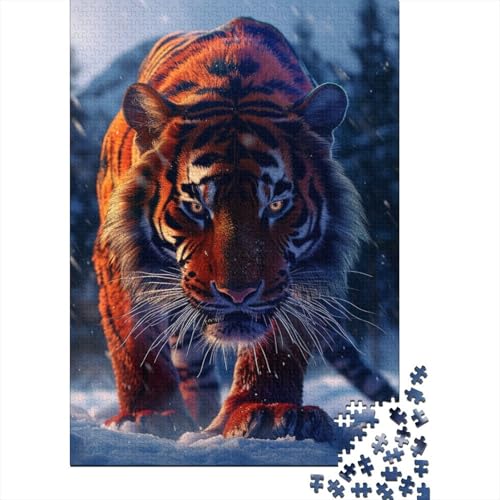 Tiger-Puzzle, 300 Teile, Puzzle für Erwachsene, Puzzle für Erwachsene und Jugendliche ab 12 Jahren, 300 Teile (40 x 28 cm) von GQmoney