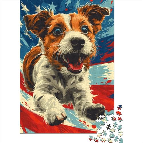 Westie Puzzle Spielzeug Lernspiel Premium Karton Puzzle für Erwachsene Kinder Ostergeschenk 38x26cm/1000pcs von GQmoney