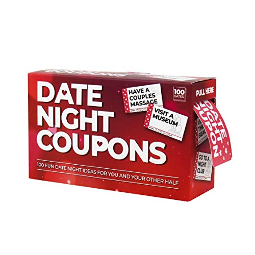 Gift Republic 100 Date Night Spielkarten Weiss/Rot 15 x 9 x 5 cm von GR Gift Republic