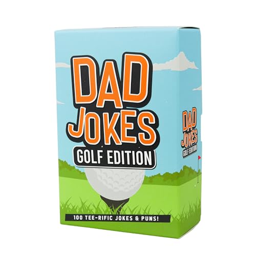 Gift Republic Dad Jokes Golf Edition - 100 Dad Joke Cards - Lustige Golfscherze, Wortspiele und One Liners Gift Republic Dad Jokes Golf Edition - 100 Dad Joke Cards - Lustige Golfscherze, Wortspiele und One Liners von GR Gift Republic