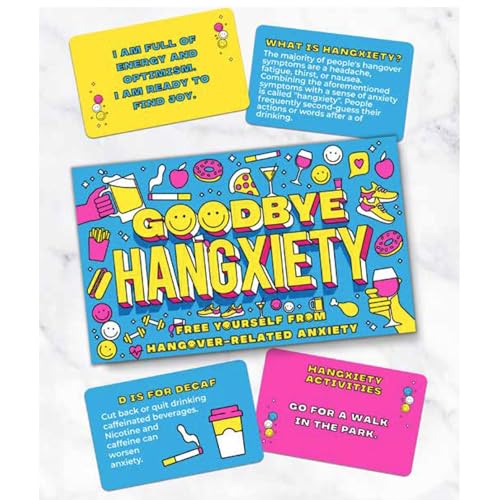 Gift Republic Hangover Angstkarten Hangxiety Cards Party Recovery Tipps & Tricks Junggesellenabschied Junggesellenabschied Junggesellinnenabschied Kater Heilung von GR Gift Republic