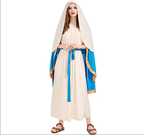 GRACEART Jungfrau Maria Kostüm für Frauen Erwachsene Krippe Fancy Dress (as3, alpha, m, regular, regular) von GRACEART