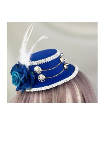 GRACEART Vintage Lolita Mini Zylinder Steampunk Prinz Gay Haarspange Kopfbedeckung Zubehör von GRACEART