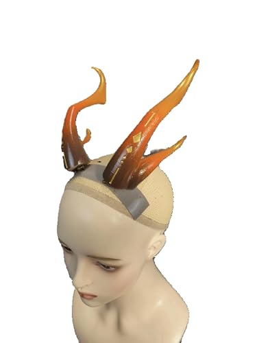 Anime Cosplay Props for Arataki Itto GenshinImpact Headdresses Hair Accessories Horns Halloween Party Role Play von GRACETINA HOO