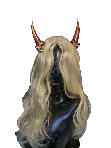 Anime Cosplay Props for Devil Only Pair of Red Horns Halloween Party Role Play Custom Made Props Accessories von GRACETINA HOO