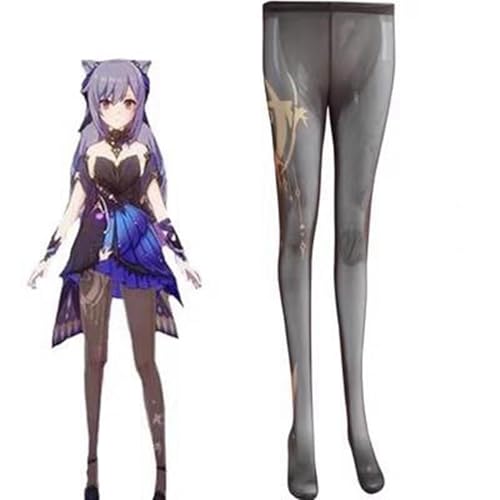 Anime Cosplay Props for Keqing GenshinImpact Stocking Costumes Accessories Halloween Role Play von GRACETINA HOO