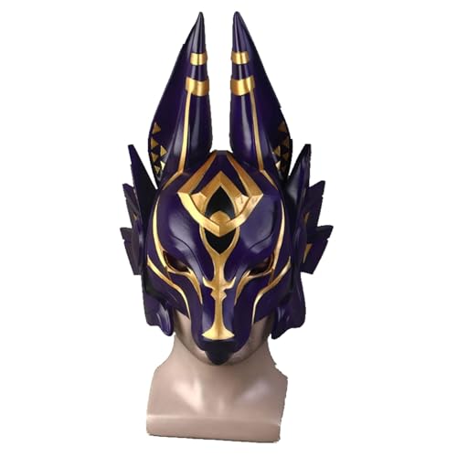 Cosplay Prop for Cyno GenshinImpact Mask Headwear Anime Game Halloween Party Role Play Costume Accessory Unisex von GRACETINA HOO