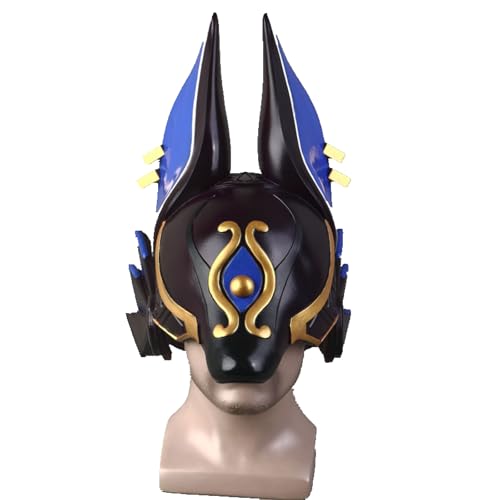 Cosplay Prop for GenshinImpact Cyno Mask Headwear Anime Game Halloween Party Role Play Costume Accessory Unisex von GRACETINA HOO