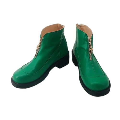 Cosplay Shoes for GiornoGiovanna JoJo Halloween Role Play Anime Props Custom Made Leather Boots Any Size Unisex von GRACETINA HOO