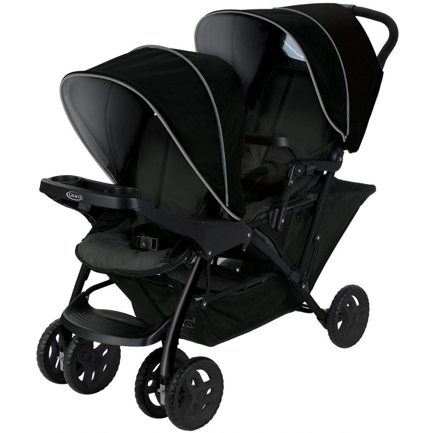 Zwillingskinderwagen Graco Stadium Schwarz Grau OUTLET von GRACO