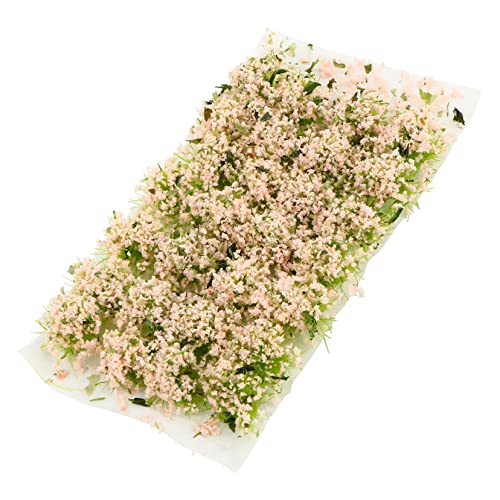 GRADENEVE 1 Schachtel Sandtisch DIY Material Mini-blumengrasbüschel Statisches Gras Miniatur-blütenhaufen Astetische Raumdekoration Puppenstubengras Terrarium Dekor Miniaturgras Plastik Rosa von GRADENEVE