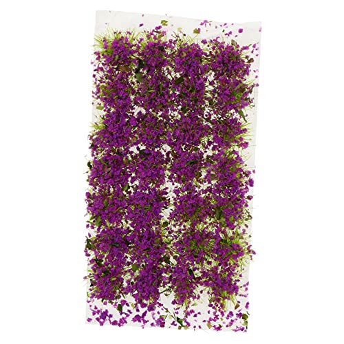 GRADENEVE 1 Schachtel sandtisch DIY Material Miniatur künstliche Blumentrauben künstlicher künstliche Cluster kunstpflanze kunstplflanze Mini-Hausblume Simulation Rasen Plastik Violett von GRADENEVE