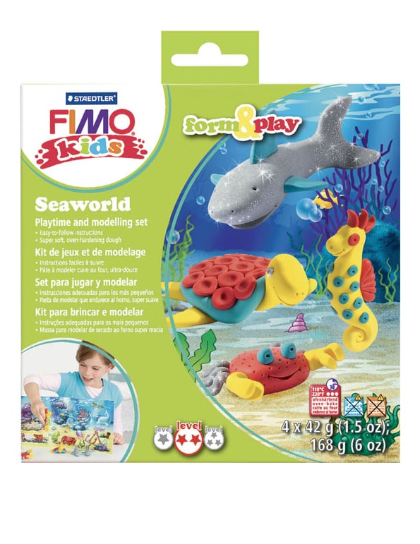 Fimo Kids Knete-Set Meereswelt Figuren Fimo Kids Knete-Set Meereswelt Figuren von GRAINES CREATIVES