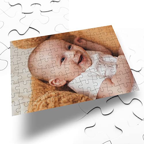 Puzzle, personalisierbar, mit Foto, Geschenkidee (Puzzle 19 x 14,4 cm, A5 – 80 Stück) von GRAVURE CONCEPT