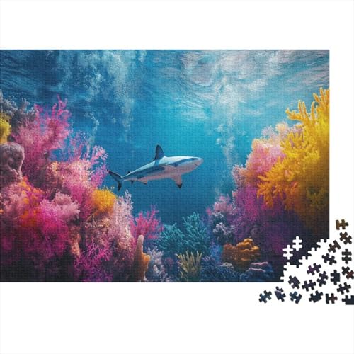 1000pcs (75x50cm) Teile Puzzle Für Erwachsene Meeresboden-Landschaft Wohndekoration Lernspiele Lebendige Unterwasserpflanzen Und Kreaturen von GRBASNDOU