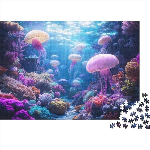 1000pcs (75x50cm) Teile Puzzle Für Erwachsene Unterwasserwelt Meereslebewesen Lernspiele Wohndekoration Bunte Korallenriffe Und Tropische Meereswelten von GRBASNDOU