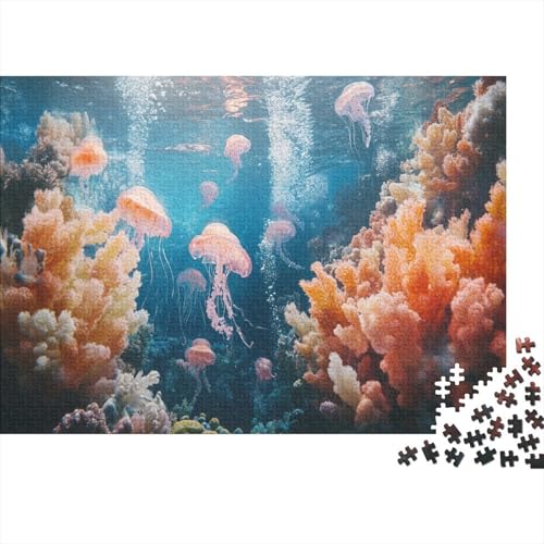 1000pcs (75x50cm) Teile Puzzle Für Erwachsene Unterwasserwelt Meereslebewesen Lernspiele Wohndekoration Bunte Korallenriffe Und Tropische Meereswelten von GRBASNDOU