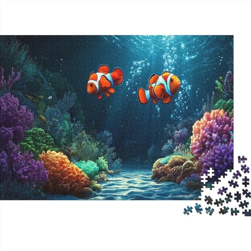 1000pcs (75x50cm) Teile Puzzle Für Erwachsene Unterwasserwelt Meereslebewesen Lernspiele Wohndekoration Bunte Korallenriffe Und Tropische Meereswelten von GRBASNDOU