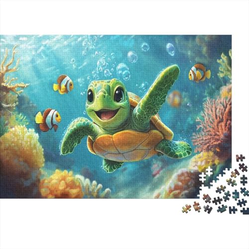 1000pcs (75x50cm) Teile Puzzle Für Erwachsene Unterwasserwelt Meereslebewesen Lernspiele Wohndekoration Bunte Korallenriffe Und Tropische Meereswelten von GRBASNDOU