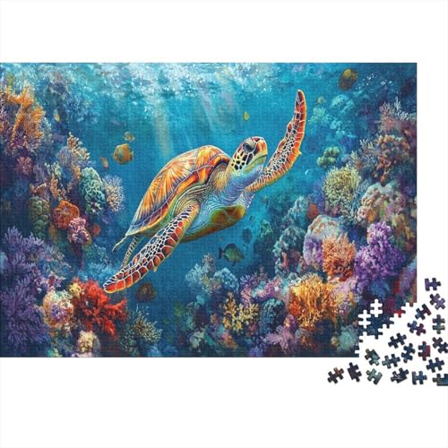 1000pcs (75x50cm) Teile Puzzle Für Erwachsene Unterwasserwelt Meereslebewesen Lernspiele Wohndekoration Bunte Korallenriffe Und Tropische Meereswelten von GRBASNDOU