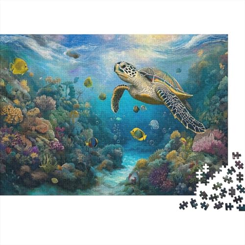 300pcs (40x28cm) Teile Puzzle Für Erwachsene Unterwasserwelt Meereslebewesen Lernspiele Wohndekoration Bunte Korallenriffe Und Tropische Meereswelten von GRBASNDOU