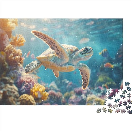 300pcs (40x28cm) Teile Puzzle Für Erwachsene Unterwasserwelt Meereslebewesen Lernspiele Wohndekoration Bunte Korallenriffe Und Tropische Meereswelten von GRBASNDOU