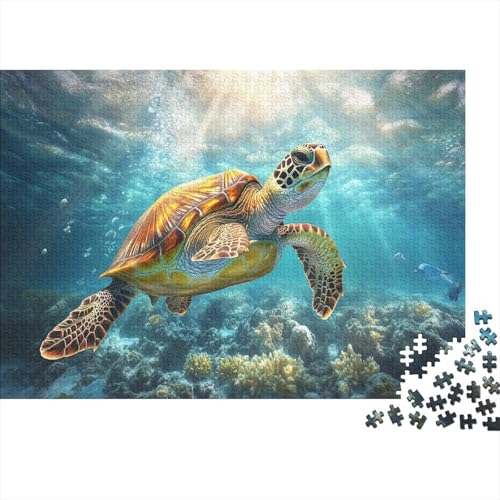 500pcs (52x38cm) Teile Puzzle Für Erwachsene Meeresboden-Landschaft Wohndekoration Lernspiele Lebendige Unterwasserpflanzen Und Kreaturen von GRBASNDOU