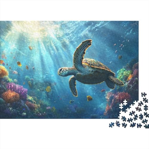 500pcs (52x38cm) Teile Puzzle Für Erwachsene Unterwasserwelt Meereslebewesen Lernspiele Wohndekoration Bunte Korallenriffe Und Tropische Meereswelten von GRBASNDOU