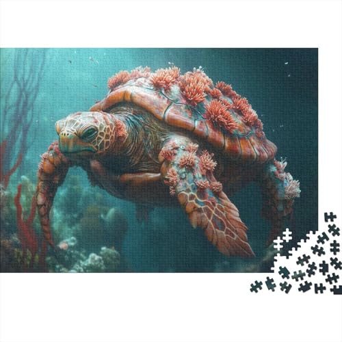 500pcs (52x38cm) Teile Puzzle Für Erwachsene Unterwasserwelt Meereslebewesen Lernspiele Wohndekoration Bunte Korallenriffe Und Tropische Meereswelten von GRBASNDOU