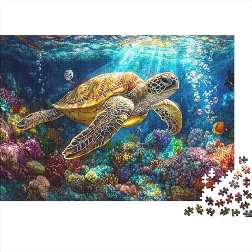 500pcs (52x38cm) Teile Puzzle Für Erwachsene Unterwasserwelt Meereslebewesen Lernspiele Wohndekoration Bunte Korallenriffe Und Tropische Meereswelten von GRBASNDOU