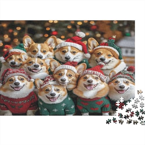 Holz-Puzzle Für Erwachsene 1000 Teile - Realistisches Hunde-Motiv 75x50 cm - Premium XXL Puzzle Mit Einzigartigem Schnitt - Herausforderndes Denkspiel Für Erwachsene von GRBASNDOU