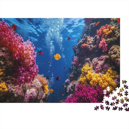 Puzzle 1000pcs (75x50cm) Teile Für Erwachsene Tiefsee-Expedition Anspruchsvolles Puzzle Unterwasserlandschaft Und Aquatisches Ökosystem von GRBASNDOU