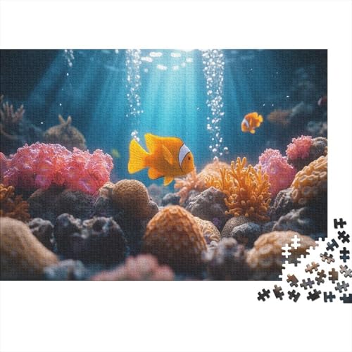 Puzzle 1000pcs (75x50cm) Teile Für Erwachsene Tiefsee-Expedition Anspruchsvolles Puzzle Unterwasserlandschaft Und Aquatisches Ökosystem von GRBASNDOU